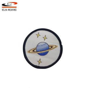 Corte ultrasónico diseño bordado merrow frontera todo tipo de sombrero tamaño estándar tejida personalizado parche - Product Image 1