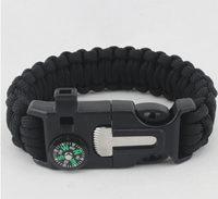 Kit de survie en plein air pour le camping / Bracelets d'urgence / Équipement de survie tactique ultime