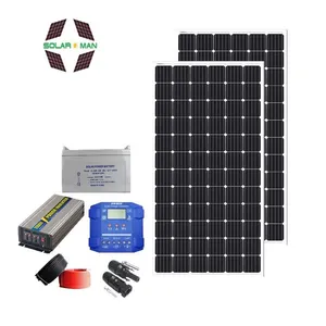 China factory supplier high efficiency home power system mono 300w 12v solar panel 3kw off grid solar system wholesale china