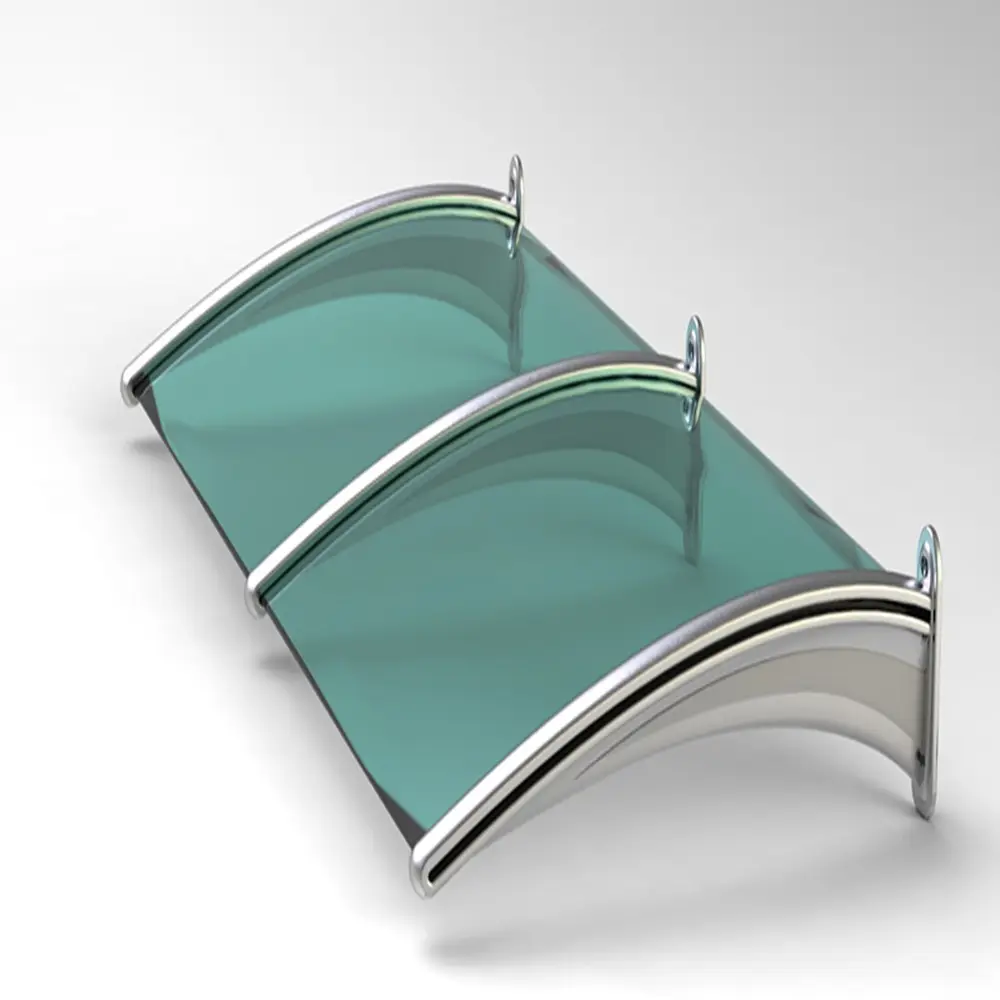 3mm 4mm आग प्रतिरोधी स्पष्ट ध्वनिरोधी पारदर्शी छत DIY polycarbonate शीट