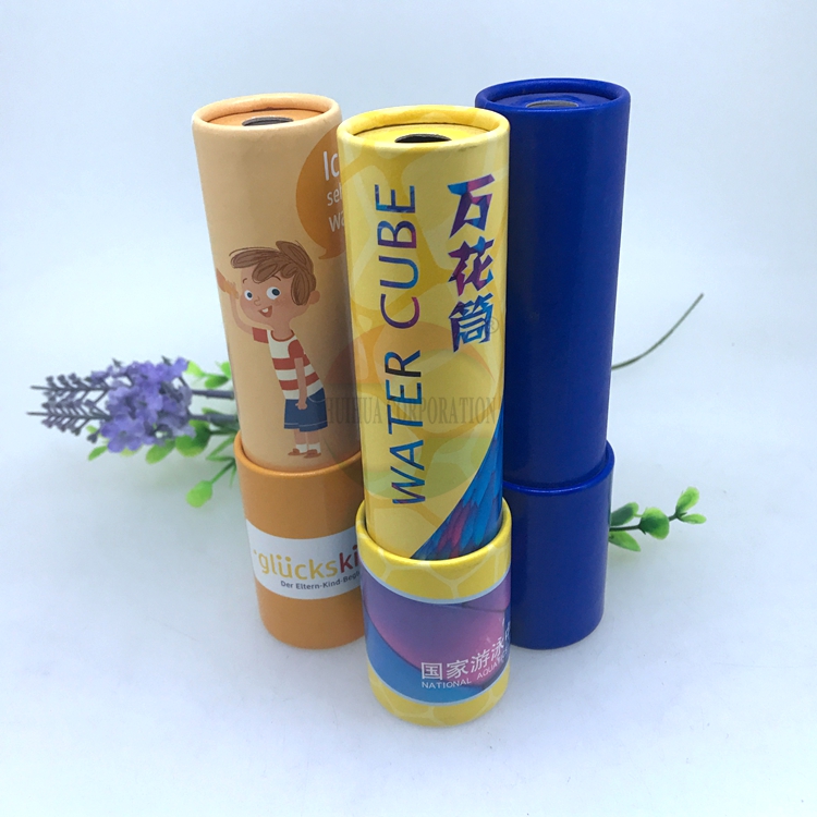 Упаковочная картонная мини-игрушка калейдоскоп