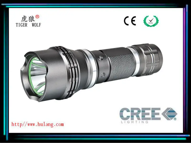 Super bright rechargeable cree t6-10w 10w en aluminium led torche imperméable à l'eau