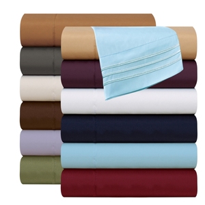 Textile à la <span class=keywords><strong>maison</strong></span> <span class=keywords><strong>linge</strong></span> <span class=keywords><strong>de</strong></span> lit 200TC teinté 100% coton drap <span class=keywords><strong>de</strong></span> lit - Product Image 6