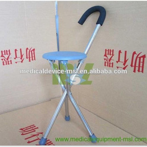 Mejor ajustables bastón de aluminio caña con asiento venta MSLAC03H - Product Image 2