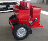 Machine de raboteuse d'ail hydraulique, tracteur à 4 rangées