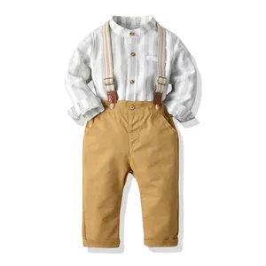 pantalon costume enfants Suppliers-Ensemble de vêtements pour bébés garçons, 2 pièces, t-shirt + pantalon, tenue pour enfants, petits, WSG118