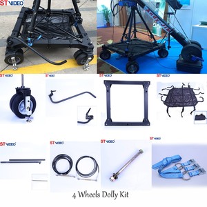 Accesorios Jimmy Jib para Kit de <span class=keywords><strong>Dolly</strong></span> de 4 Ruedas, Incluye Estructura de <span class=keywords><strong>Dolly</strong></span> y Trípode de Cámara Resistente - Product Image 2