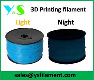 Yousu <span class=keywords><strong>PLA</strong></span> 3.0 mm que brillan <span class=keywords><strong>en</strong></span> <span class=keywords><strong>la</strong></span> <span class=keywords><strong>oscuridad</strong></span> azul 3D filamento impresora para Ultimaker / Mendel / Reprap etc 3D de <span class=keywords><strong>la</strong></span> impresora - Product Image 2