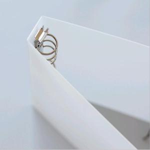 A4/A5/A6/A7/B5 <span class=keywords><strong>PP</strong></span> cubierta de cuaderno translúcido esmerilado protector de cubierta de Planificador de plástico negro para Carpeta de hojas sueltas para uso de regalo - Product Image 5