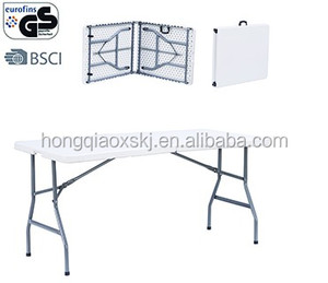 Easy Z183 — <span class=keywords><strong>table</strong></span> en plastique <span class=keywords><strong>pliante</strong></span> 6ft, <span class=keywords><strong>table</strong></span> de pique-nique de camping portable et d'extérieur, bon marché, faite en chine - Product Image 2