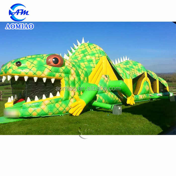 Lizard Model Inflatable Obstacle Course - Fun for All Ages