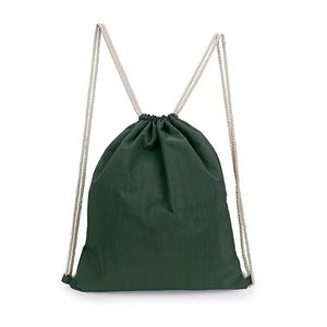 Idrorepellente Coulisse Zaino In Nylon Verde Yoga Sport Gym Sack Bag - Product Image 1