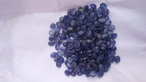 Cabochons de Tanzanite Naturelle Bleue, Forme Coussin/Ovale Mixte, Origine Tanzanie, Perles de Pierres Précieuses - Product Image 1