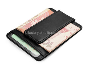 Popolare <span class=keywords><strong>Portafoglio</strong></span> con Clip per Banconote in Vera Pelle per <span class=keywords><strong>Uomo</strong></span> con Blocco RFID 11,2x7,9cm Classico Marrone/Colore Personalizzato Logo Personalizzato - Product Image 2