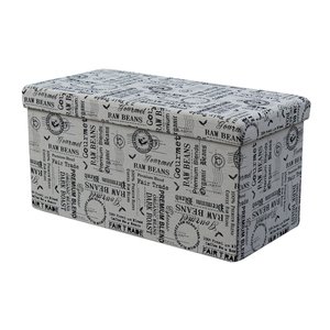 Otomano del almacenaje cuadrada de buena calidad con sábanas de algodón - Product Image 1