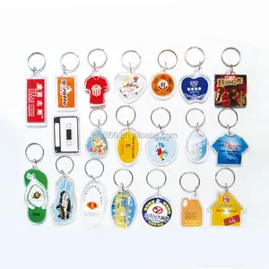 מותאם אישית שקוף אקריליק Keychain מלון אקריליק Keychain ריק Keychain אקריליק