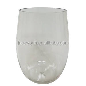 <b>Plastic</b> Classic Stemless <b>Wine</b> <b>Glasses</b> for Party Use 400ml/590ml Capacity - Product Image 6