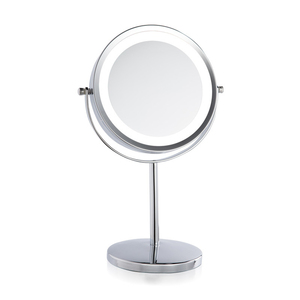 Double-face led maquillage miroir <span class=keywords><strong>360</strong></span> degrés de rotation 1x 3x grossissement miroir de maquillage avec des lumières - Product Image 1