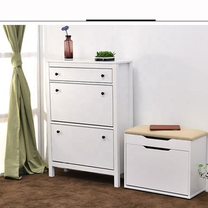 Best Selling Wood Wooden Factory Moderate Price Modern <strong>Shoe</strong> <strong>Rack</strong> and <strong>Bench</strong> Seat for Living Room - Product Image 6
