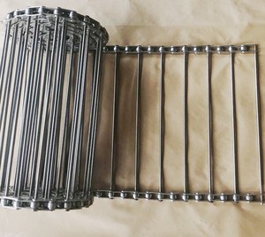 Özelleştirmek paslanmaz çelik çubuk düz tel örgülü konveyör gıda endüstrisi için - Product Image 2