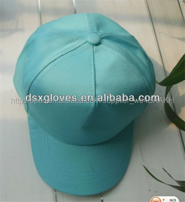Cheap custom blue panels blank baseball caps and hats