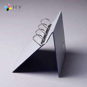 Cá Nhân Hoá Màu Xanh PVC Tập Tin Thư Mục Đầy Đủ Màu Sắc In Ấn Vinyl <span class=keywords><strong>Binder</strong></span> Với 4-D Ring - Product Image 6