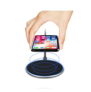 Nuevo metal cargador inalámbrico qi de carga de teléfono celular pad rápido inalámbrico de carga rápida - Product Image 1