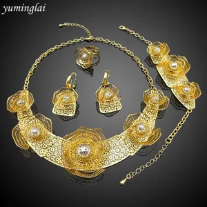 African wedding jewellery designed bridal jewelry set 24k gold dubai