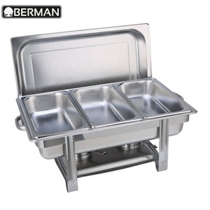 Venta al por Mayor de Electrodomésticos Comerciales para Catering, Platos Calentadores Desechables, Calentador de Comida Tipo Buffet de Acero Inoxidable, Juego de Ollas Calientes - Product Image 4