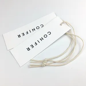 High qualityfor 300g Light weight hard tag white matte cardstock jewelry gift hang tags