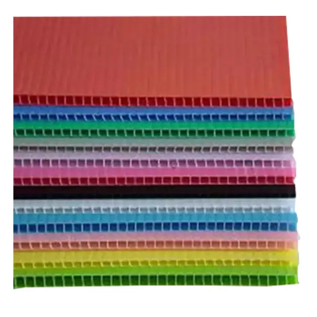 Chống Tĩnh Điện Chống Thấm Nước Polypropylene Phân Vùng Tái Chế Sóng Pp Chất Liệu Hollow Sheet/Board