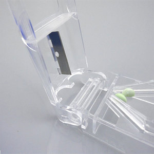Mini caja de almacenamiento Caja DE CORTADOR portátil Caja de divisor de pastillas/Caja de almacenamiento de pastillas - Product Image 3