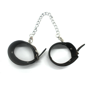 Restrizioni Bondage, polsini alla caviglia maschio che indossa Bondage giocattolo del sesso nuovi prodotti caldi vera <span class=keywords><strong>pelle</strong></span> migliora il piacere del sesso nero 57*37*41cm - Product Image 3