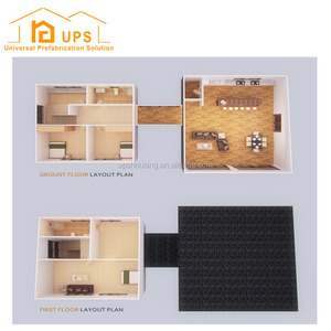แบบบ้านสำเร็จรูปราคาประหยัด ป้องกันสนิม ใช้เป็นโรงจอดรถ บ้านแผงแซนวิช พร้อมรูปภาพ - Product Image 3