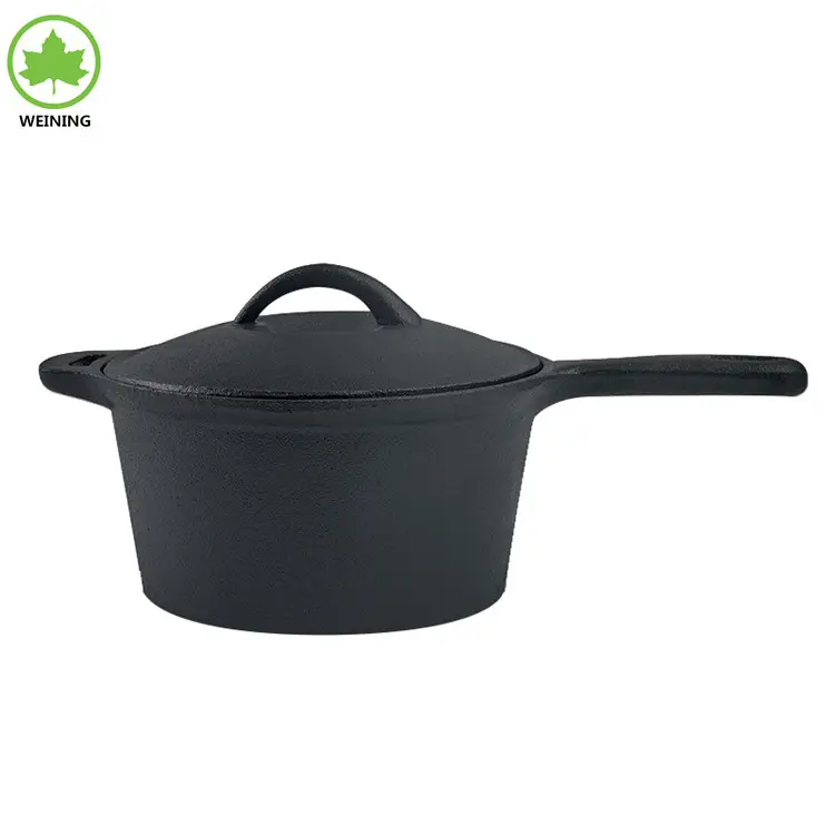 Non-Stick Milk Pan Cast Iron Saucepan With Lid Cast Iron Milk Pan