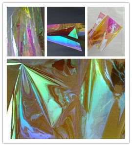 Red Pink Angelina Crystalina Fantasy fusibile PET iridescente Rainbow <span class=keywords><strong>Film</strong></span> - Product Image 4