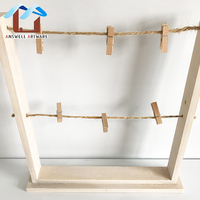 Marcos Home Decor Cadre photo debout avec clips en bois De Foto New Original Natural. Cadre en bois 28*5*30CM ASW