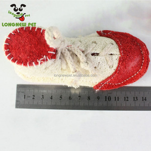Giocattoli Naturali per Animali Domestici all'Ingrosso, Scarpe in Luffa, Giocattolo da Masticare per Cani, per la Pulizia dei Denti, per Cani Piccoli, Medi e Grandi - Product Image 5