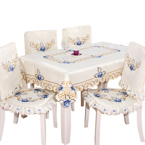 Nappe de table en cire blanche bon marché en gros, dentelle brodée Nappe de table de restaurant en lin, ensemble de <span class=keywords><strong>nappes</strong></span> de table pour hôtel 120 <span class=keywords><strong>rondes</strong></span> - Product Image 1