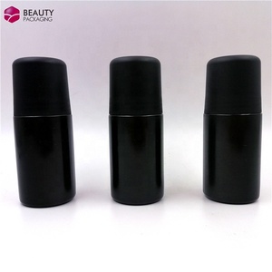 Wholesale <strong>Deodorant</strong> <strong>Bottle</strong> Container Matte Black <strong>Deodorant</strong> Containers PP 50 ml Plastic <strong>Roll</strong> <strong>on</strong> <strong>Bottles</strong> with Roller Ball - Product Image 4