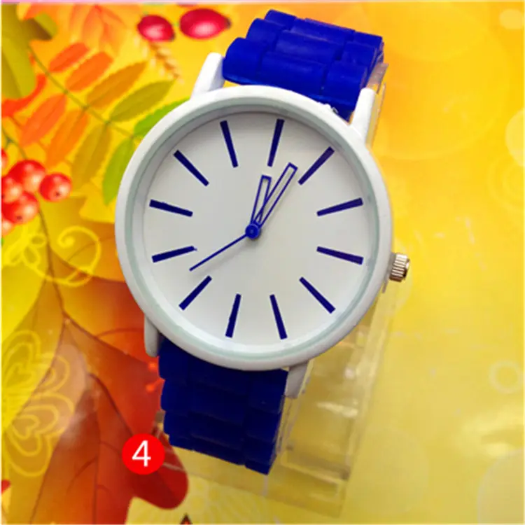Nova chegada venda quente silicone belo tapa relógio para meninas nova borracha de silicone suave relógio