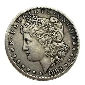 Inventar 1888 Morgan American Silver Dollar Monet Coin Gedenkmünze