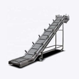 Geneigd Transportband Voor Verse Vis Rauw Vlees Bevroren Voedsel - Product Image 5