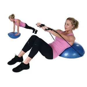 58cm Stampati Personalizzati Per Il Fitness Palestra di Yoga Pilates Esercizio PVC Mezza Yoga Equilibrio Palla