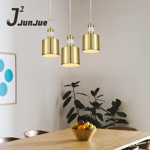 2017 moderno nuovo design elettrolitico hollow oro <span class=keywords><strong>paralume</strong></span> e14 ciondolo appeso luce - Product Image 4
