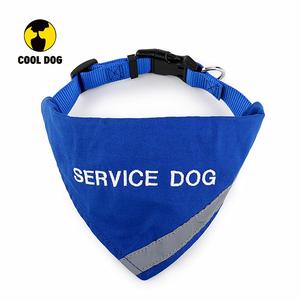 Großhandel Reflektierende Personalisierte Bestickte Haustier Hund Kragen <span class=keywords><strong>Bandana</strong></span> Für Service Hund - Product Image 5