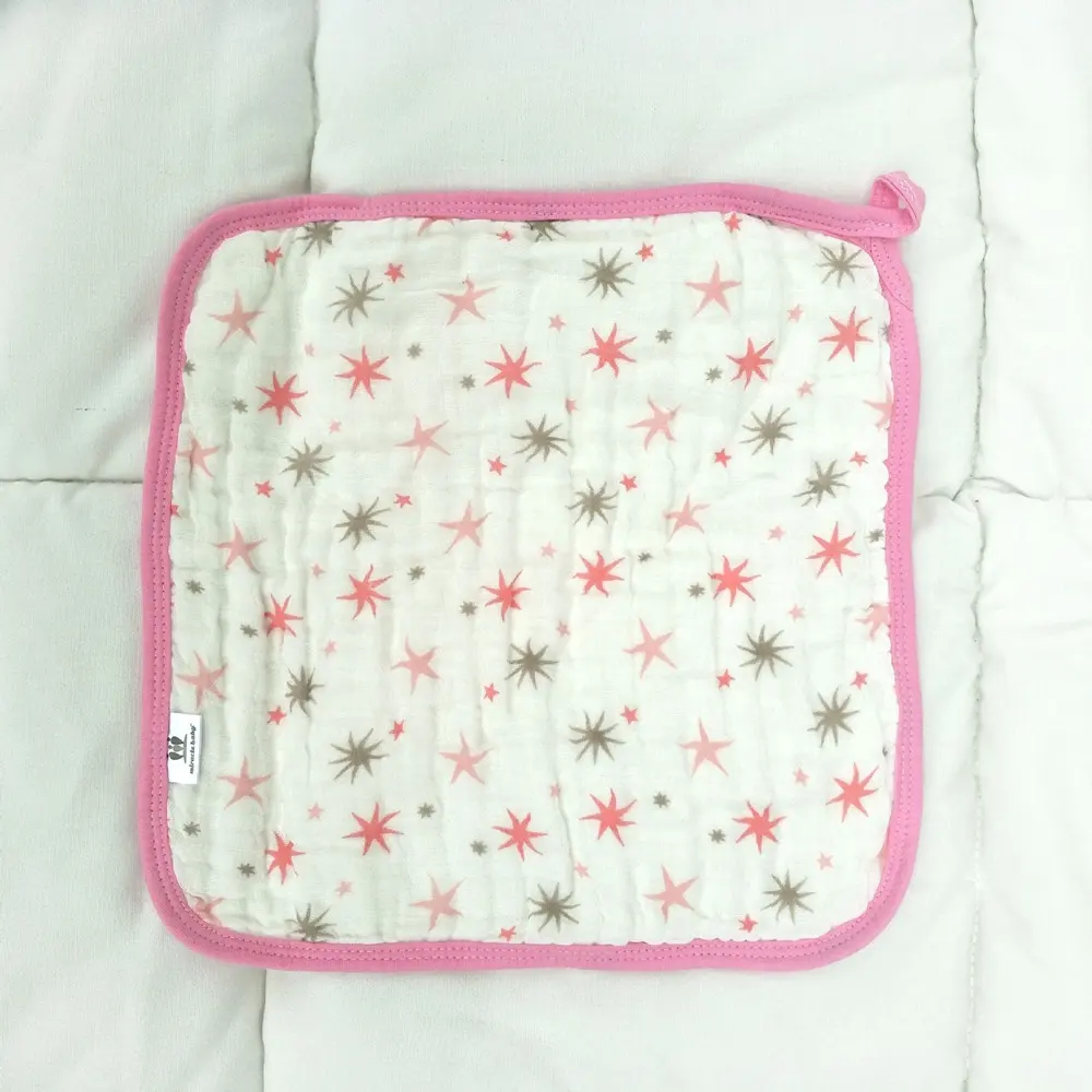 Grosir Handuk Bayi 100% Katun Kain Cuci Muslin Pembersih Wajah Sapu Tangan Baru Lahir Handuk Kasa Sapu Tangan Cuci Persegi