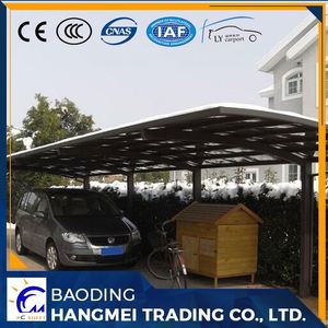 Al aire libre a prueba de agua plegable toldo de <span class=keywords><strong>aluminio</strong></span> metal cochera - Product Image 1