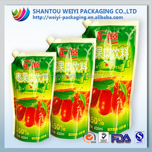 Personalizadas stand up drink packaging pouch con pico - Product Image 1