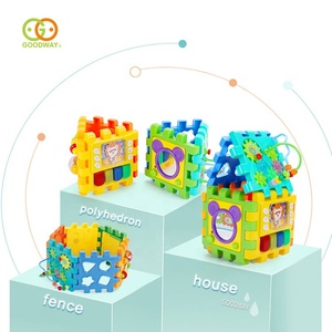 Đầu hình dạng màu sắc cảm giác nhận thức hoạt động cube não bé phát triển đồ chơi giáo dục - Product Image 3